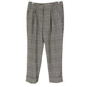 🖤 Trina Turk Plaid Pants 👖 Size 4 Cropped Stretch